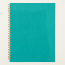 Calm & simple  Turquoise textured background  Planner