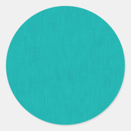Calm & simple  Turquoise textured background  Ronde Sticker