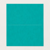 Calm & simple  Turquoise textured background  Visitekaartje (Buitenkant ongevouwen)