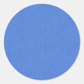 Calm & simple visual blue textured background  ronde sticker (Voorkant)
