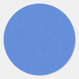 Calm & simple visual blue textured background  ronde sticker