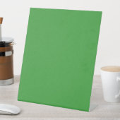Calm & simple visual green textured background  reclamebord met voetstuk (Insitu)