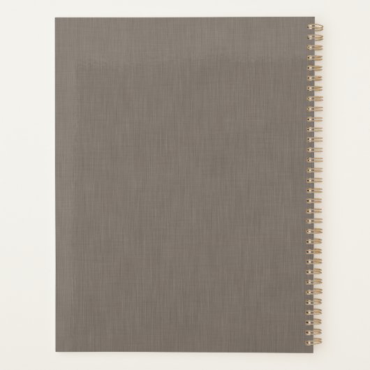 Calm & simple visual purple textured background  planner (Achterkant)