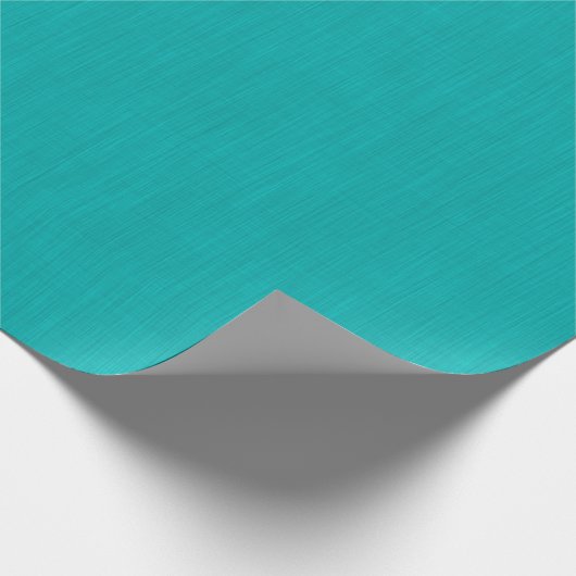Calm & simple visual teal textured background cadeaupapier (Hoek)