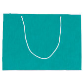 Calm & simple visual teal textured background  groot cadeauzakje (Achterkant)
