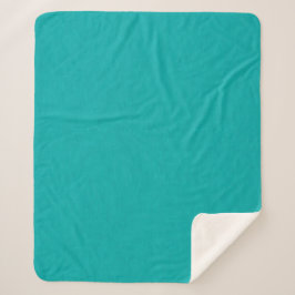 Calm & simple visual teal textured background  sherpa deken
