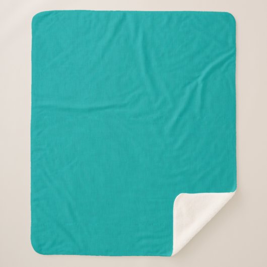 Calm & simple visual teal textured background  sherpa deken (Voorkant)