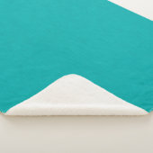 Calm & simple visual teal textured background  sherpa deken (3/4)