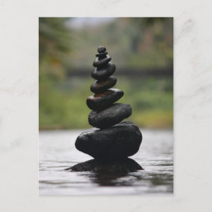 CALM STACKED BALANCED STONES Briefkaarten