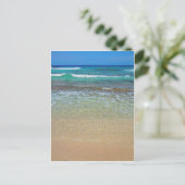 Calm-strandwateren Briefkaart (Staand voorkant)