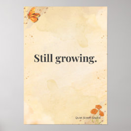 Calm Student Wall Art Poster