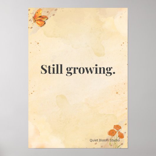 Calm Student Wall Art Poster (Voorkant)