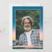 Calm Sunset Anchor Nautische Herdenkingsdienst Inv Kaart (Achterkant)