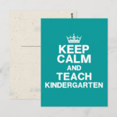 Calm Teach Kindergarten Briefkaart houden (Voorkant / Achterkant)