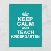 Calm Teach Kindergarten Briefkaart houden (Voorkant)