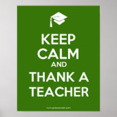 Calm Teacher Poster behouden (Voorkant)