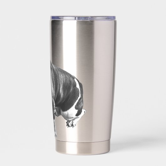 Calm That Goes Along Geïsoleerde Drinkbeker (Achterkant)