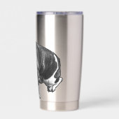 Calm That Moves Geïsoleerde Drinkbeker (Achterkant)