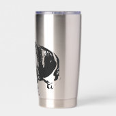 Calm That Travels Geïsoleerde Drinkbeker (Achterkant)