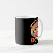 Calm The Flock Down Flamingo  Koffiemok (Voorkant rechts)