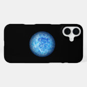 Calm Tide Fluid Art Phone Case iPhone 16 Plus Hoesje (Achterkant horizontaal)