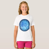 Calm Tide Fluid Art T-shirt (Voorkant volledig)
