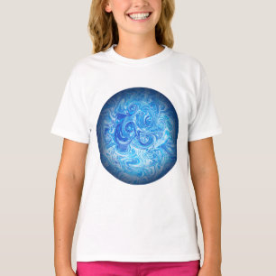 Calm Tide Fluid Art T-shirt