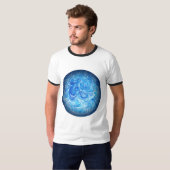 Calm Tide Fluid Art T-shirt (Voorkant volledig)