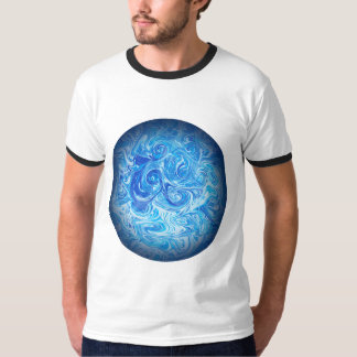 Calm Tide Fluid Art T-shirt