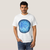 Calm Tide Fluid Art T-Shirt (Voorkant volledig)