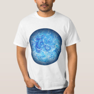 Calm Tide Fluid Art T-Shirt