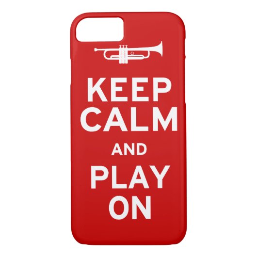 Calm Trumpet houden Case-Mate iPhone Case (Achterkant)