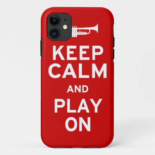 Calm Trumpet houden Case-Mate iPhone Case (Achterkant)