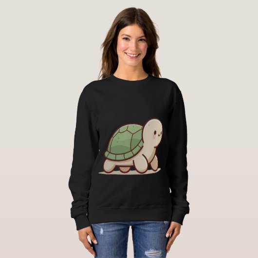 Calm Turtle – Take It Slow and Stay Cool Trui (Voorkant volledig)