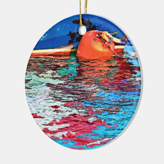 CALM WATER KERAMISCH ORNAMENT (Links)