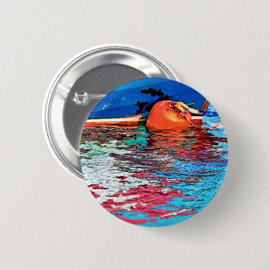 CALM WATER RONDE BUTTON 5,7 CM (Voorkant /achterkant)