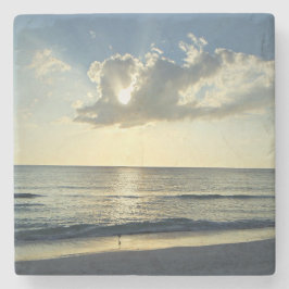 Calm Waters at Sunrise Stenen Onderzetter