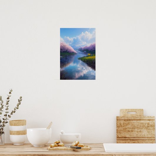Calm Waters en Sakura Delights Poster (Keuken)