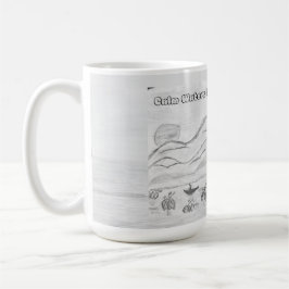 'Calm Waters in Nature's Embrace' Mug Koffiemok