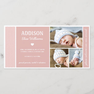 CALM WAVES   BABY GIRL BIRTH ANNOUNCTION AANKONDIGING