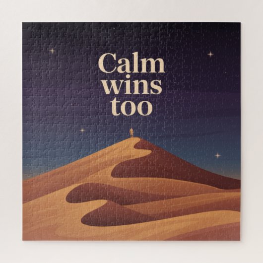 Calm Wins Too Legpuzzel (Verticaal)