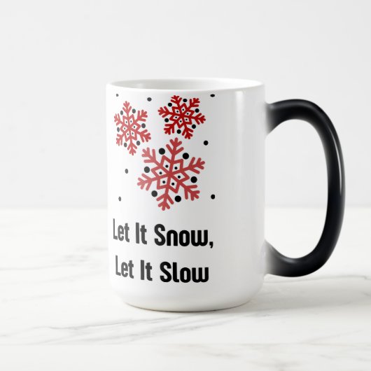 Calm Winter Mug – Cozy Minimal Design Magische Mok (Rechts)