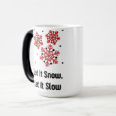 Calm Winter Mug – Cozy Minimal Design Magische Mok (Voorkant links)