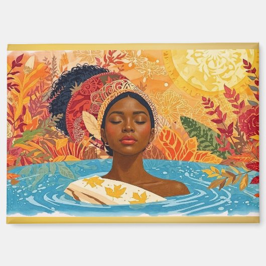 Calm Woman  Magneet (Voorkant)