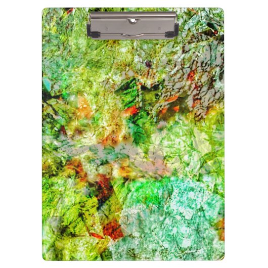 Calm yellow abstract clipboard,sunshiny abstract klembord (Voorkant)