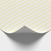 Calm Yellow Minimalist Stripes Cadeaupapier (Hoek)