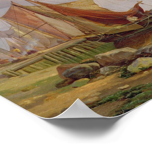 Calm Zee, 1836 Poster (Hoek)