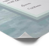 Calm Zeeen Ketubah met de Canadese Hervormingsteks Poster (Hoek)