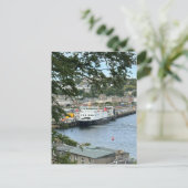 Calmac Ferry bij Rothesay, Isle of Bute, Schotland Feestdagenkaart (Staand voorkant)