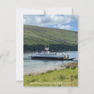 Calmac Ferry bij Rubodach, Isle of Bute, Schotland Briefkaart